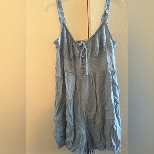 blue romper size small